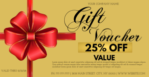 Jingga Gift Voucher Promotion Facebook Shared Image Template