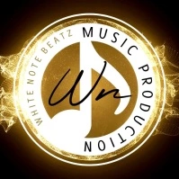 Gold Music Note Circle Video Logo Maker Logotipo template