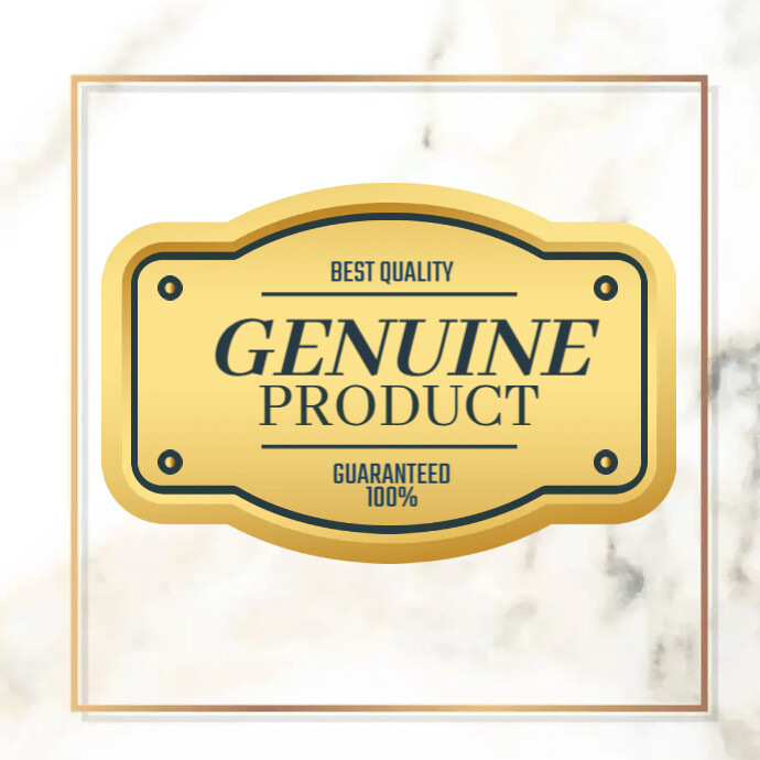 Gold Product Label Template | PosterMyWall