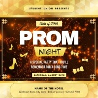 Template Program For Jhs Prom Night High School Prom Night Invitation Video Template | PosterMyWall