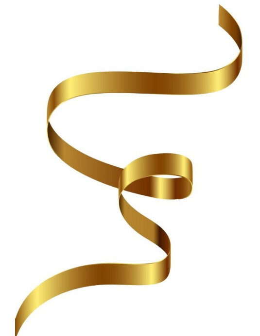 Gold Designer Ribbon Gold ribbon for designers Template | PosterMyWall