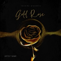 Rose Flower Hand Dark CD Cover Music Template | PosterMyWall