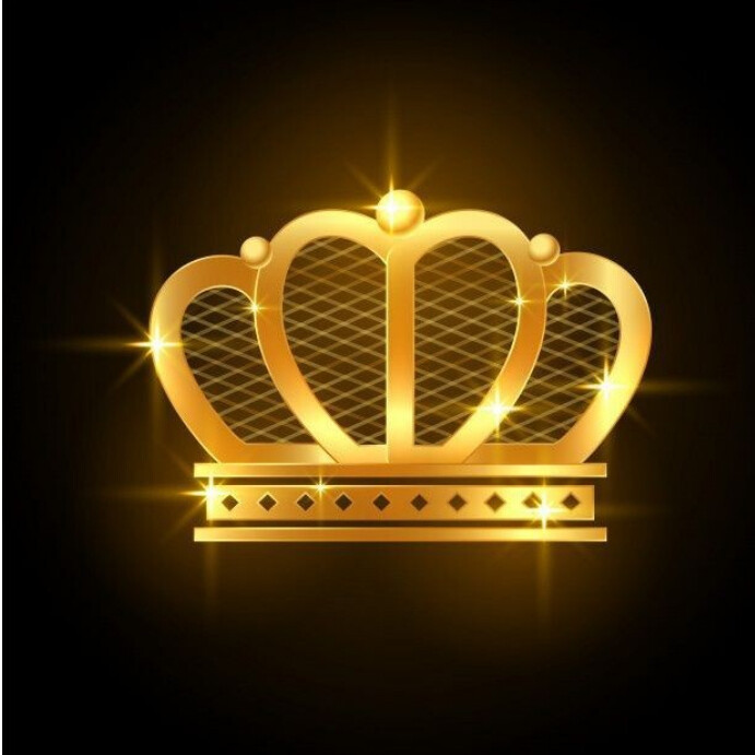 Gold royal crown logo Template | PosterMyWall