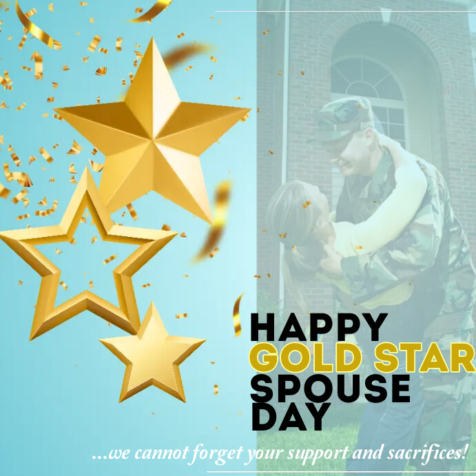Copy of Gold Star Spouse Design | PosterMyWall