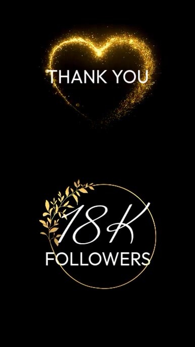 Copy of Gold Thank You Followers Appreciation Insta Story | PosterMyWall