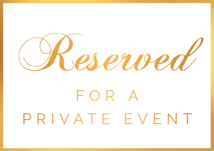 White Reserved Sign Posters Template | PosterMyWall
