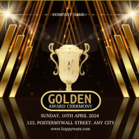 Award of Achievement instagram post Template | PosterMyWall