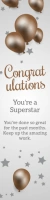 Golden Balloons Congratulations Banner Templa template