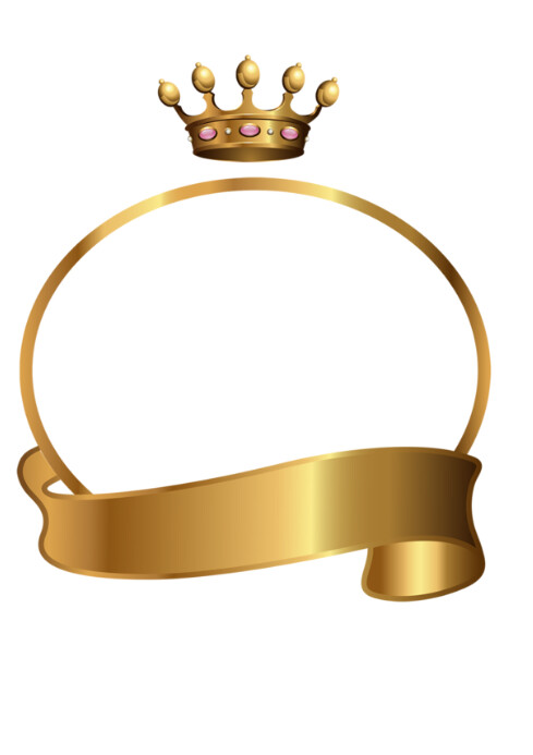 Golden Crown Belt Border Template | PosterMyWall