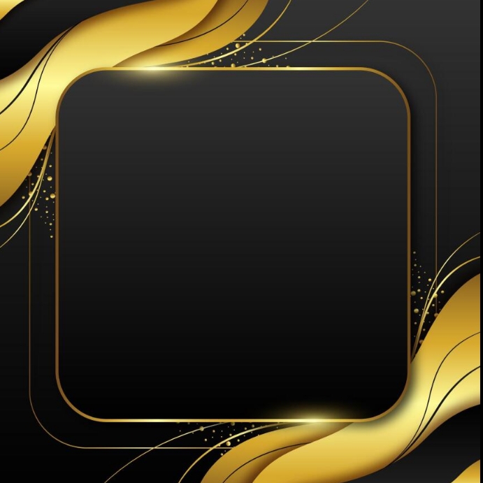 Golden frame poster design template | PosterMyWall