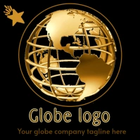 Golden globe logo golden globe logo golden logo golden globe free template logo