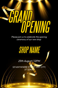 Nero Grand Opening Event Poster Template
