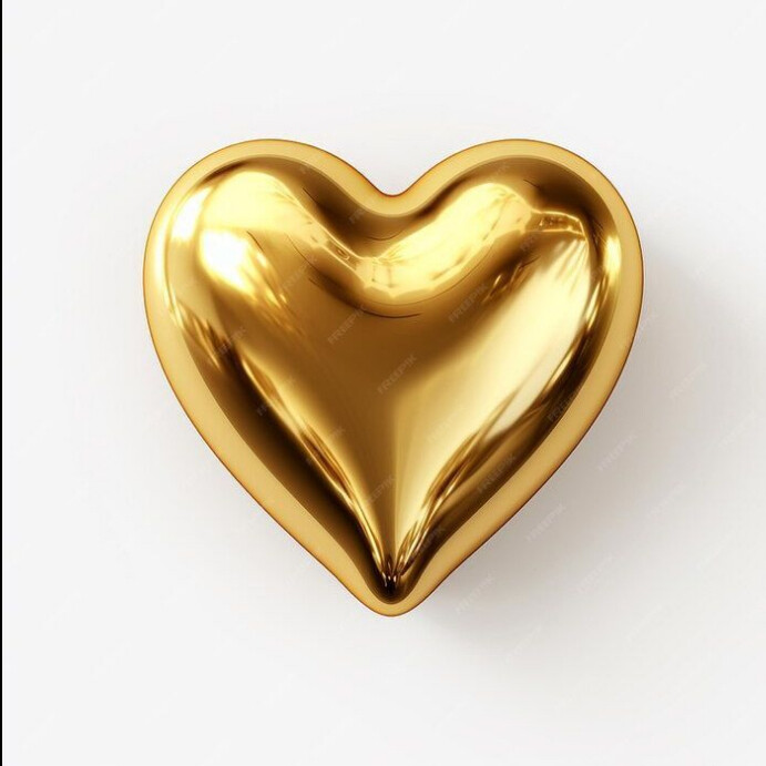 Copy of Golden heart | PosterMyWall