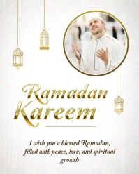 golden ramadan kareem instagram wishes gold template