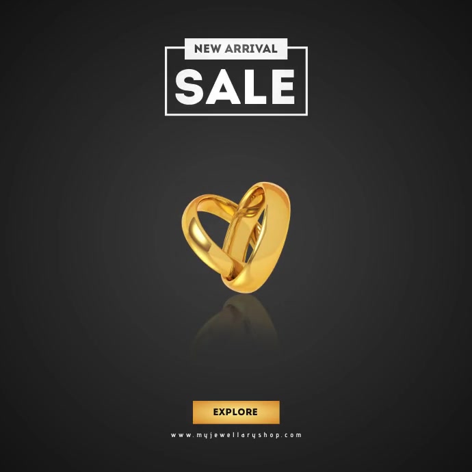 Golden Ring Ad Template | PosterMyWall