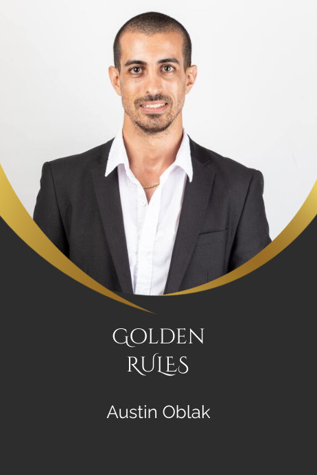 Golden Rules Poster template