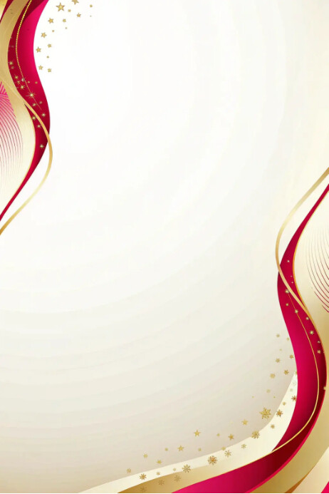Golden Scroll Frame Poster template