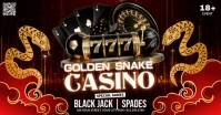 Golden Snake Casino Immagine condivisa di Facebook template
