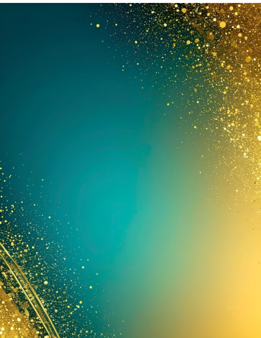 Golden Sparkle Gradient Background Flyer (US Letter) template