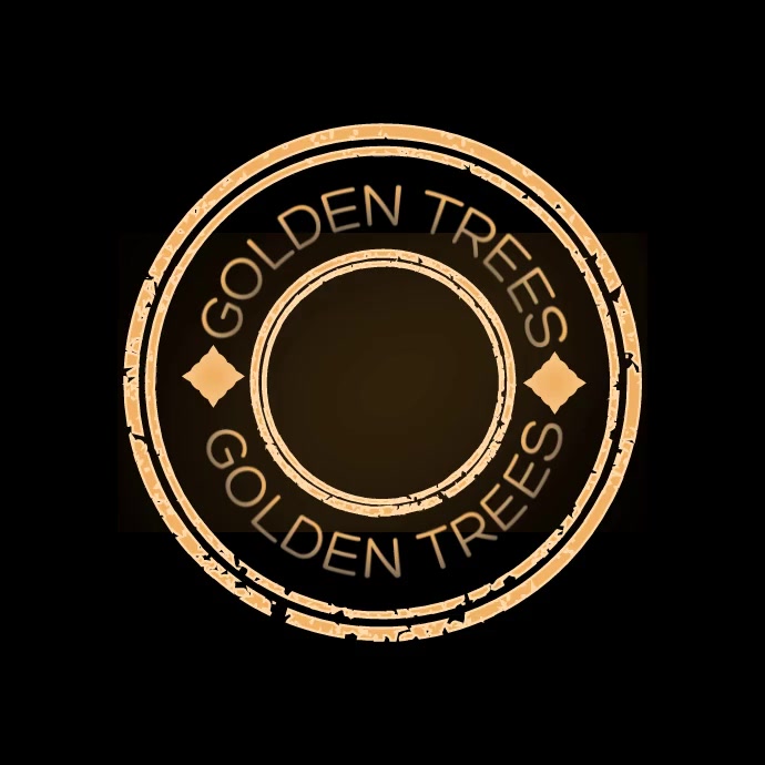 Golden trees logo Template | PosterMyWall