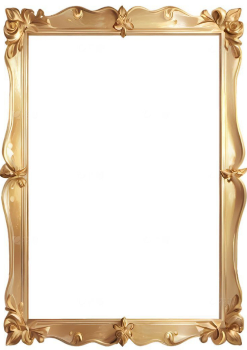 Golden vintage picture Frame Template | PosterMyWall