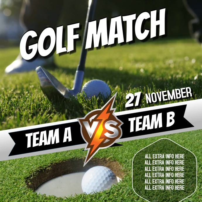 GOLF AD TEMPLATE | PosterMyWall
