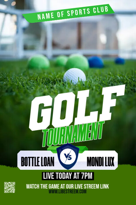 Golf Banner Template PosterMyWall