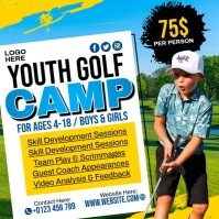 Golf Camp Сообщение Instagram template