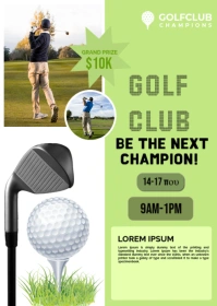 golf club next champion A6 template