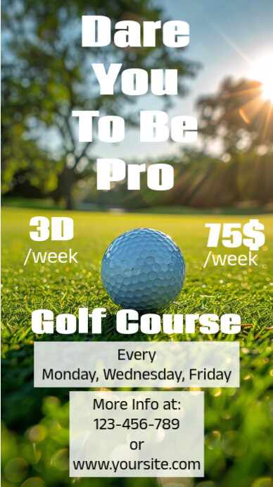 Golf Course Social Media Ads Template | PosterMyWall