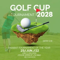 golf Instagram Post template