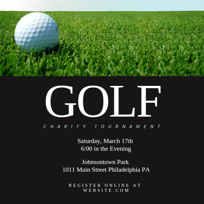Golf Post Design Golf Template | PosterMyWall