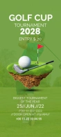 golf Rack Card template