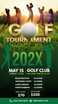 Grün Golf Tournament Instagram Story Template