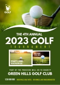 Golf Flyer A3 template