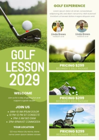 Golf Flyer A1 template