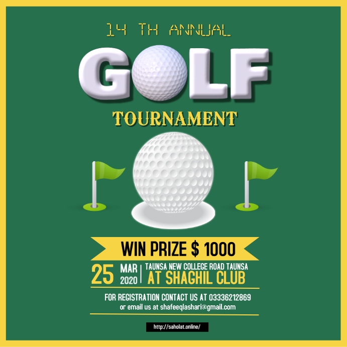 Golf Post Design Golf Instagram Post Template | PosterMyWall