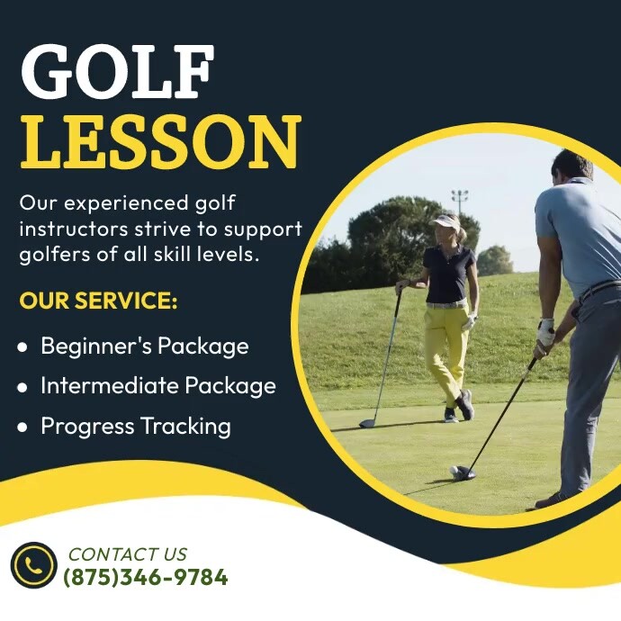 Golf Lesson Ads Template | PosterMyWall