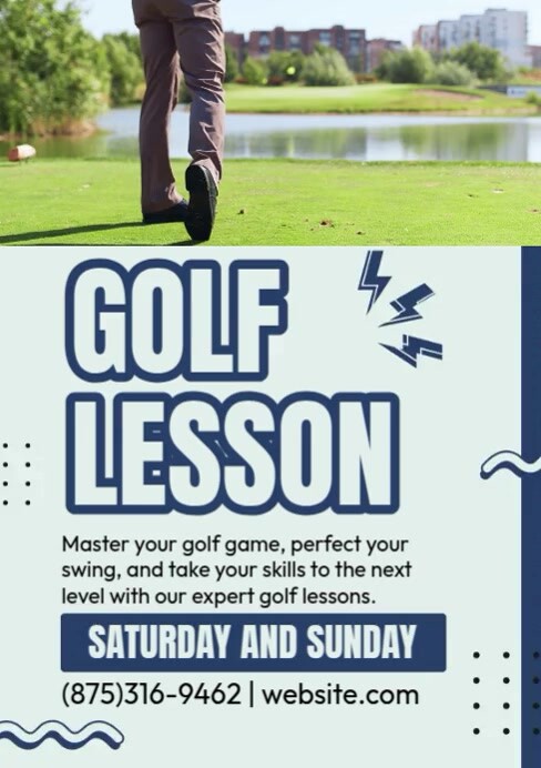 Golf Lesson Ads Template | PosterMyWall