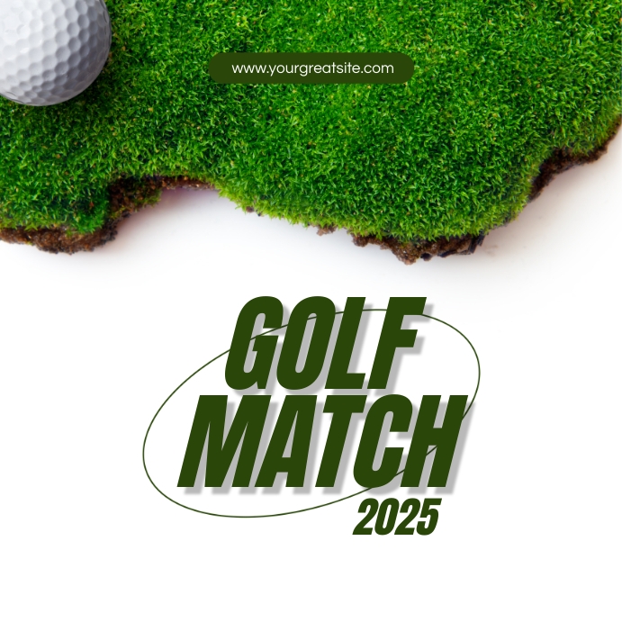Golf Match 2025 Template PosterMyWall