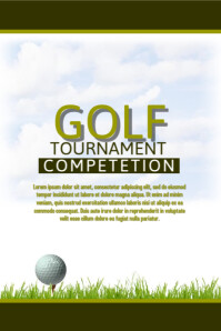 golf poster template cbe5322136a7b87682575e44a8782660