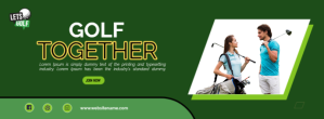 GOLF TOGETHER facebook cover template