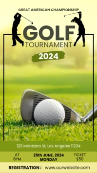 Golf Tournament 2024 Instagram Story template