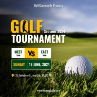 Golf Tournament 2024  Instagram Post template