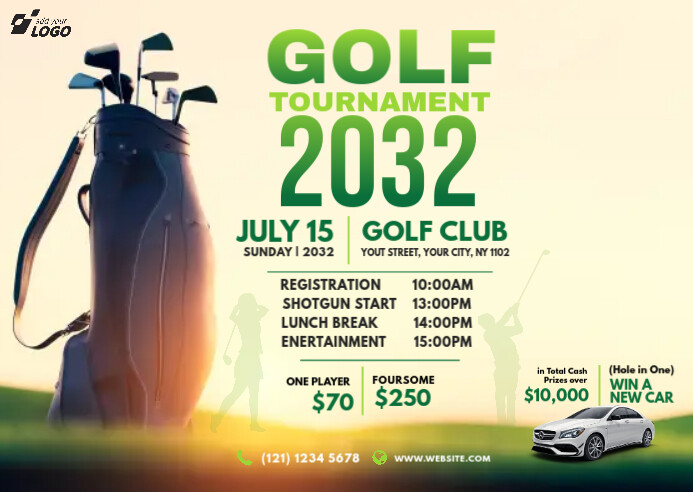 Golf Tournament Ad Template | PosterMyWall