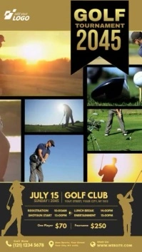 Golf Tournament Ad Instagram-verhaal template