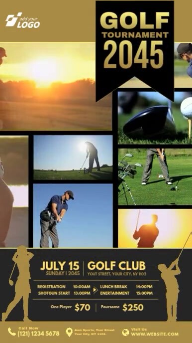 Golf Tournament Ad Template | PosterMyWall