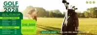 Golf Tournament Ad Facebook-Cover template
