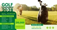 Golf Tournament Ad ภาพที่แชร์บน Facebook template