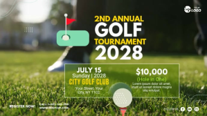 Golf Tournament Ad Template Gambar Mini YouTube